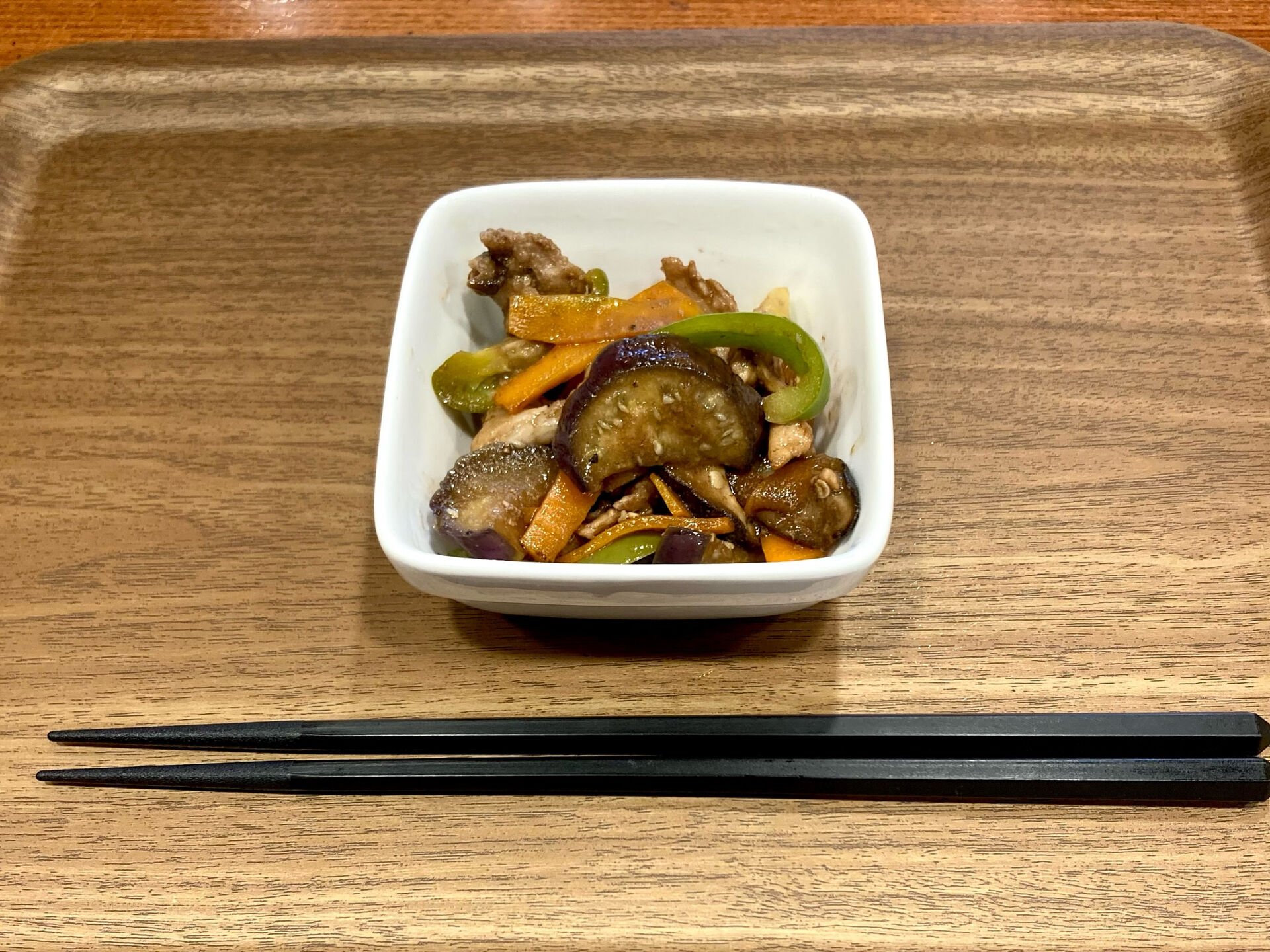 【豚肉のバルサミコバターしょうゆ洋風炒め】